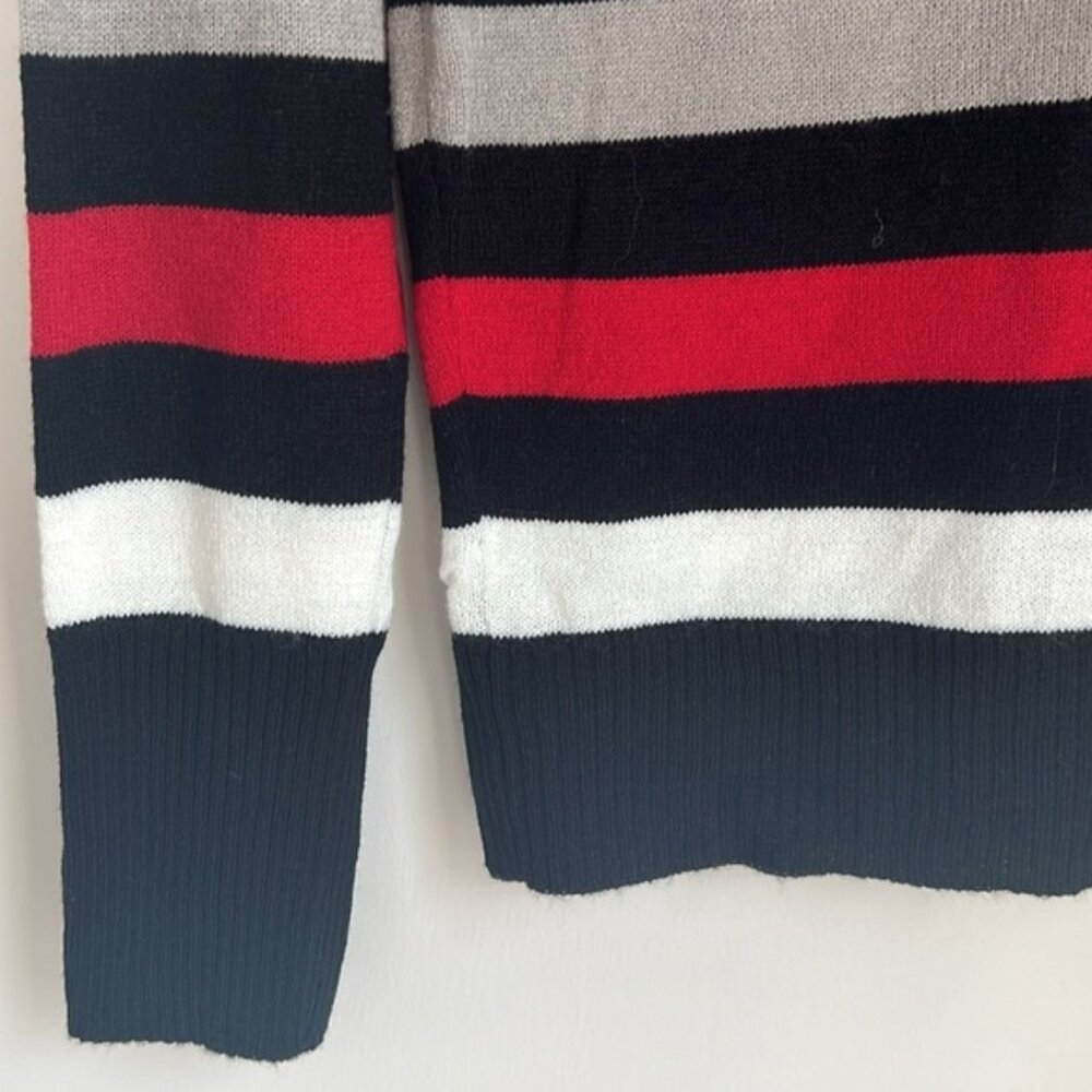 Majore Striped Button Down Sweater - image 8